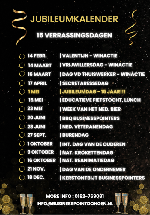 Jubileum kalender